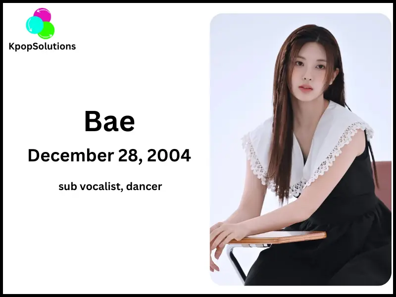 NMIXX Member Bae date of birth and current age.