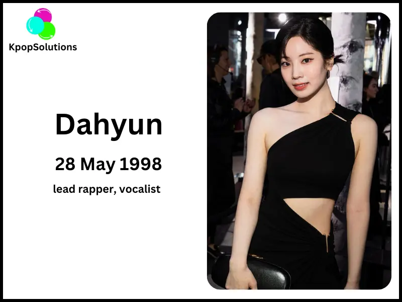 TWICE Member Dahyun birthday and current age.
