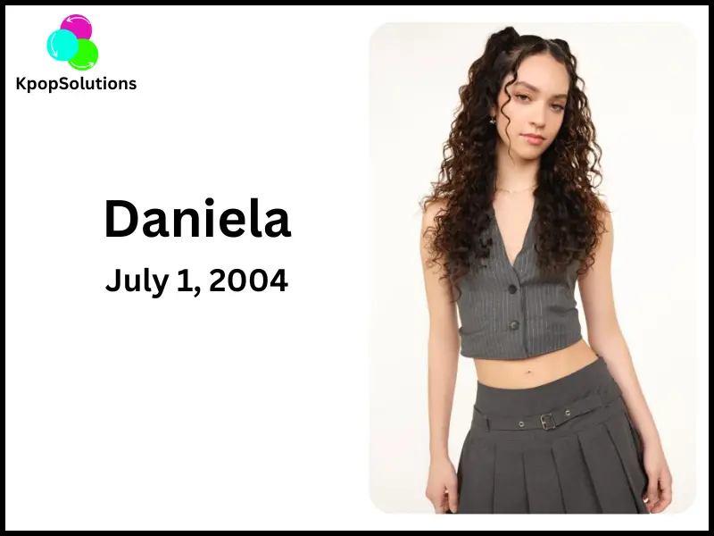 KATSEYE Member Daniela date of birth and current age.