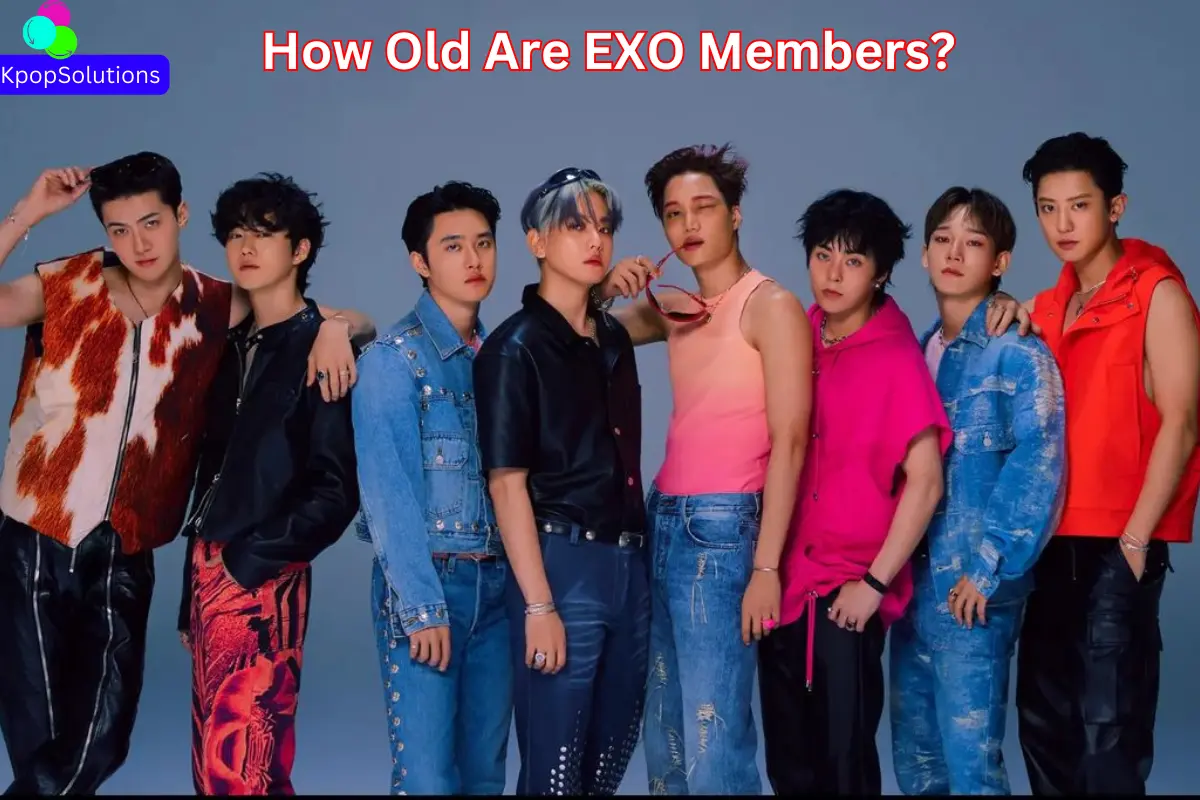 How old are EXO members? Their current ages, date of birth, debut ages and Korean ages: Xiumin, Suho, Lay, Baekhyun, Chen, Chanyeol, D.O., Kai, and Sehun.