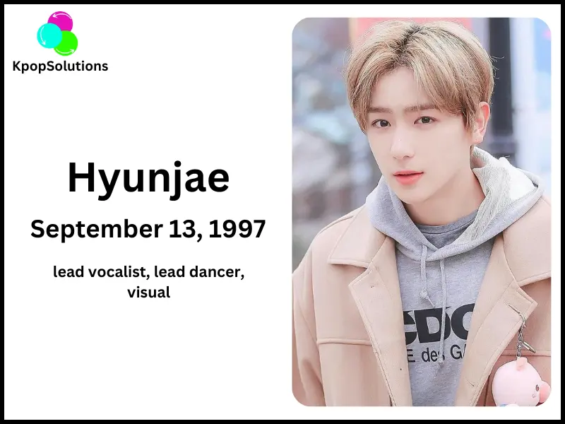 The Boyz member Hyunjae date of birth and current age.