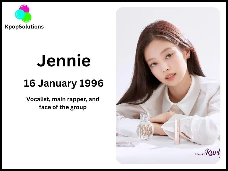 Blackpink member Jennie birthday and current age.