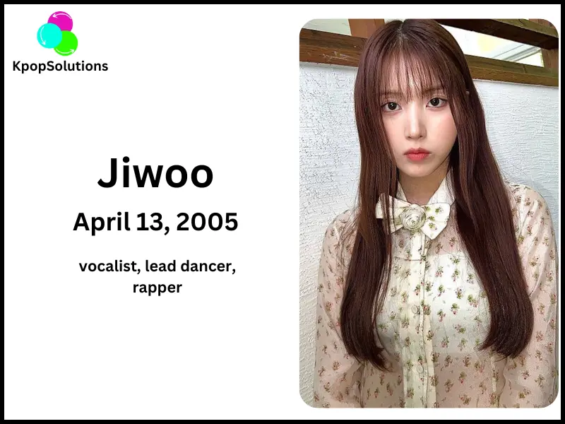NMIXX Member Jiwoo date of birth and current age.