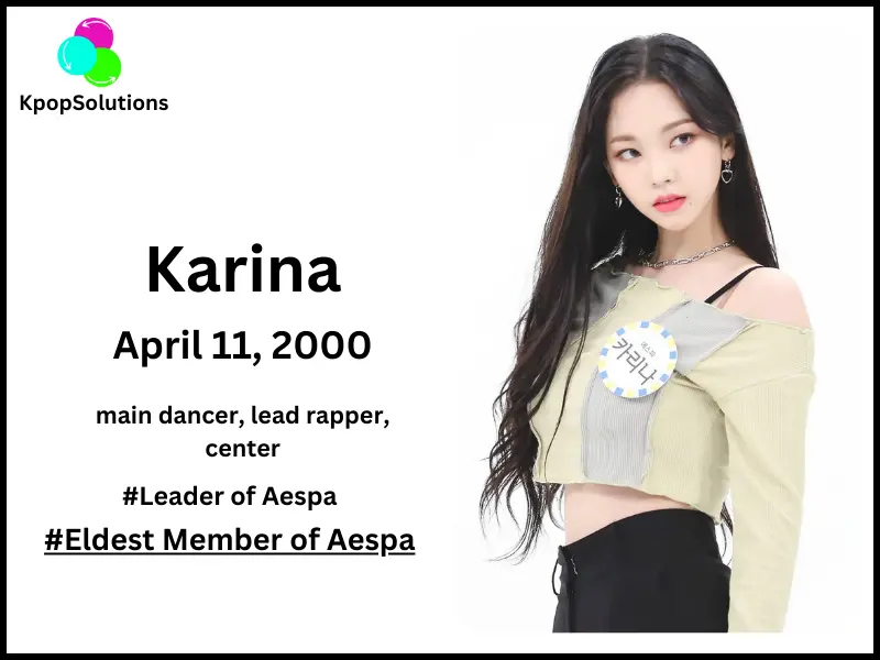 Aespa Member Karina birthday and current age.