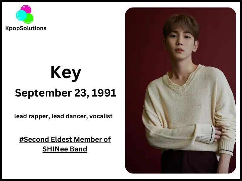 SHINee Member Key current age and date of birth