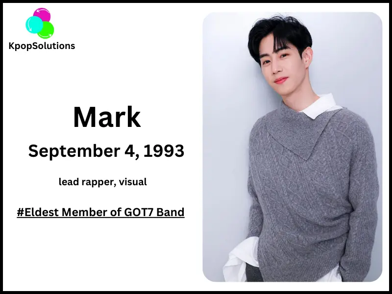 GOT7 Member Mark current age and date of birth.