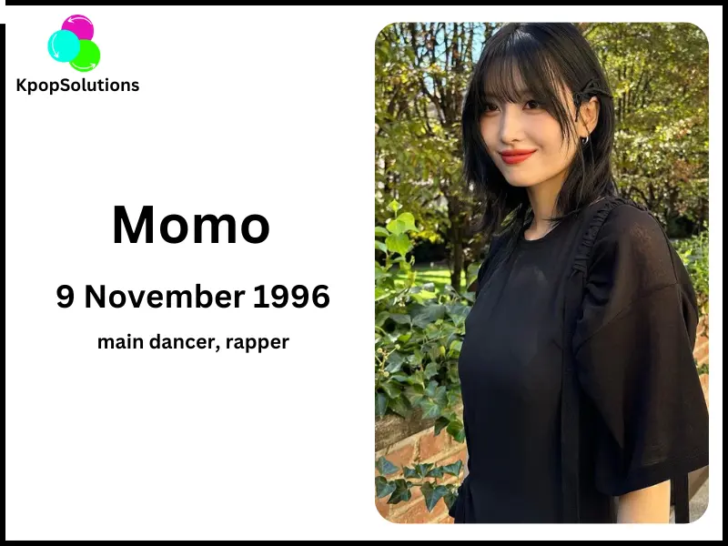 TWICE Member Momo birthday and current age.