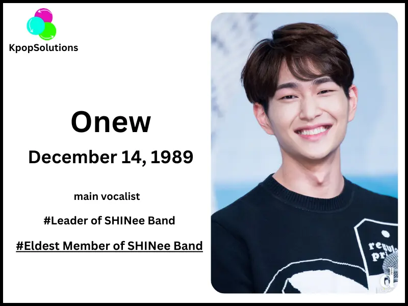 SHINee Member Onew current age and date of birth
