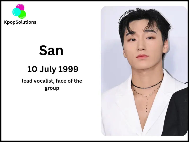ATEEZ Member San date of birth and current age.
