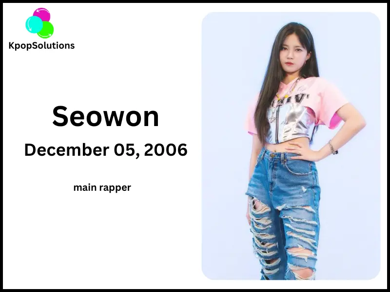 Lapillus Member Seowon date of birth current age.