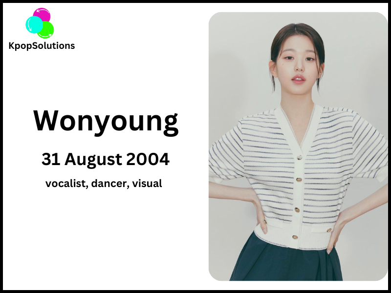 IVE Member Wonyoung date of birth and age.