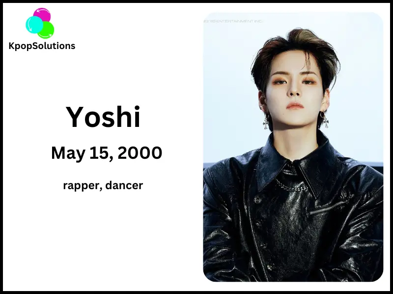 Treasure Member Yoshi date of birth and current age.