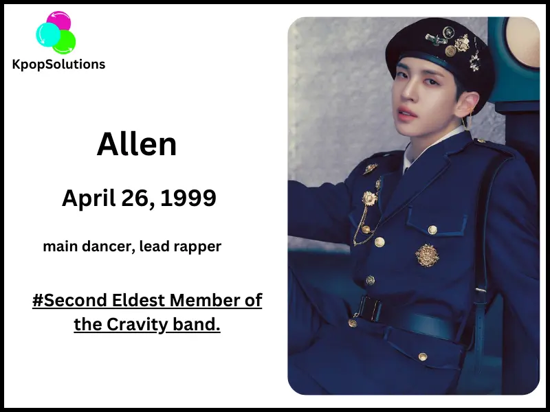 Cravity Member Allen date of birth and current age.