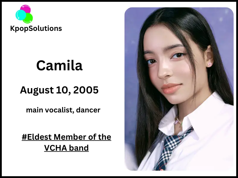 VCHA member Camila date of birth and current age.