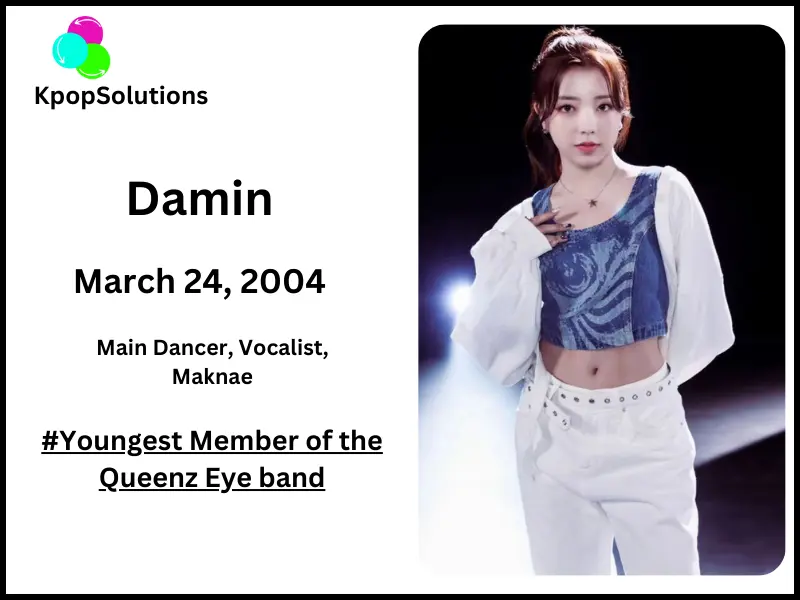 Queenz Eye member Damin date of birth and current age.
