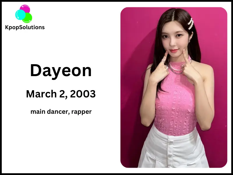 Kep1er Member Dayeon date of birth and current age.