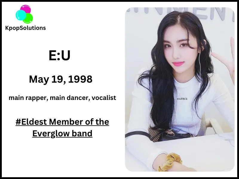 Everglow member E:U date of birth and current age.
