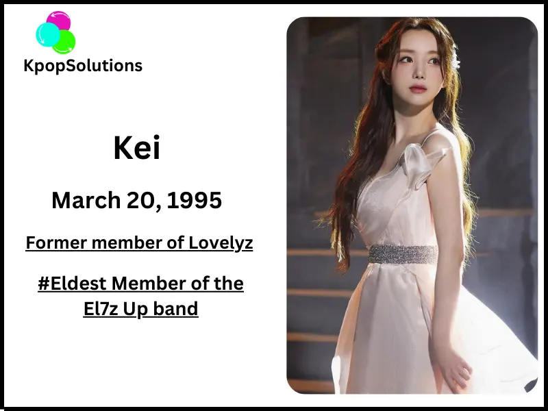 EL7Z Up member Kei date of birth and current age.