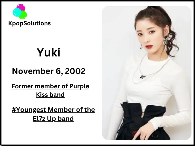 EL7Z Up member Yuki date of birth and current age.