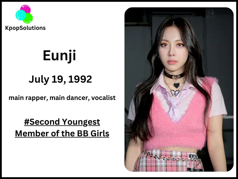 BB Girls (Brave Girls) member Eunji date of birth and current age.