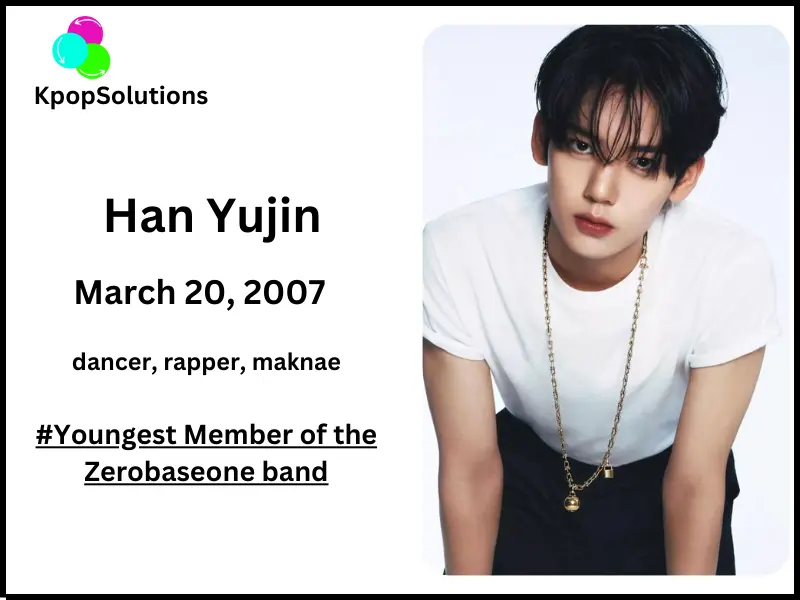 Zerobaseone member Han Yujin date of birth and current age.