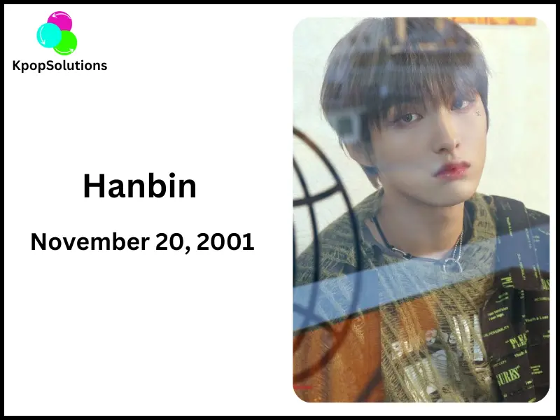 Fantasy Boys member Hanbin date of birth and current age.