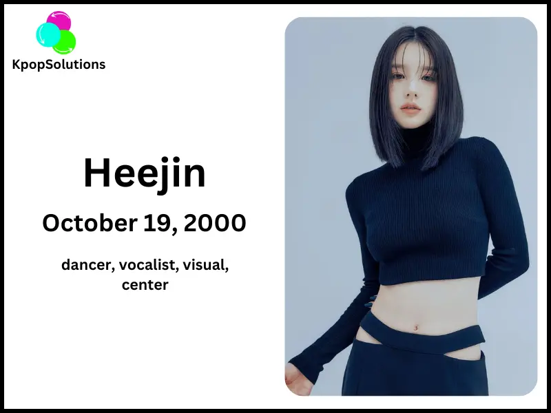 Loona member Heejin date of birth and current age.