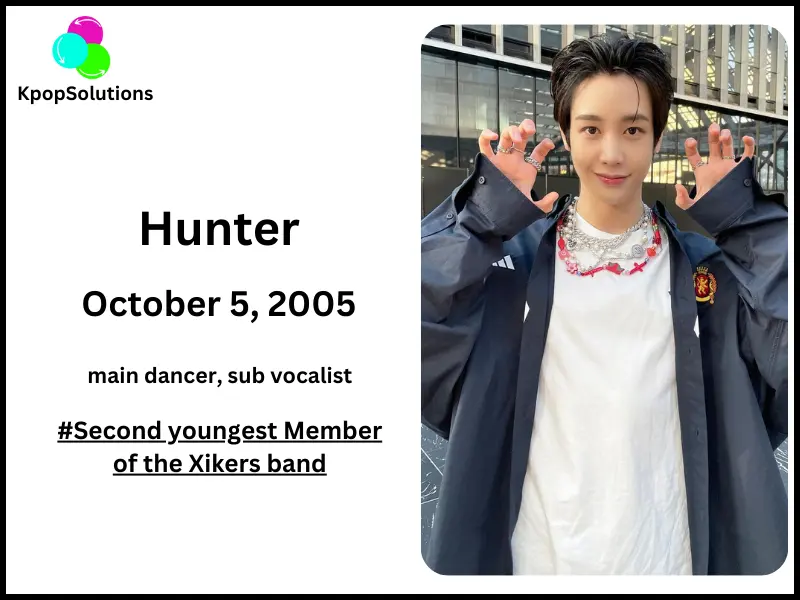 Xikers Member Hunter date of birth and current age.