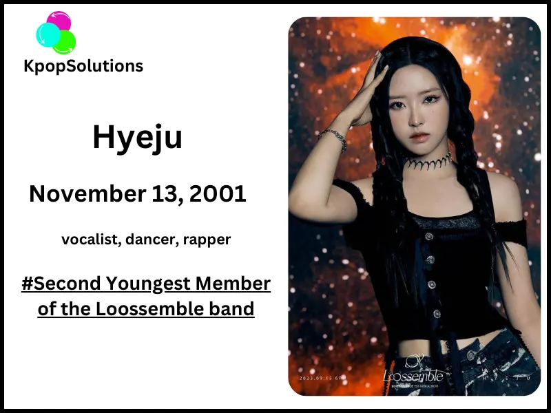 Loossemble member Hyeju dates of birth current age.