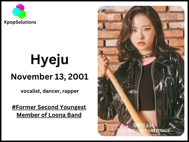 Loona member Hyeju date of birth and current age.