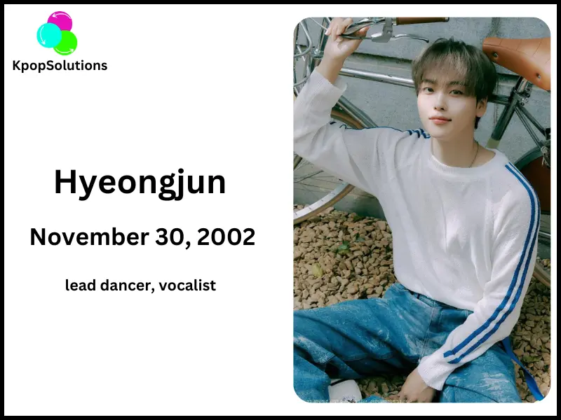 Cravity Member Hyeongjun date of birth and current age.