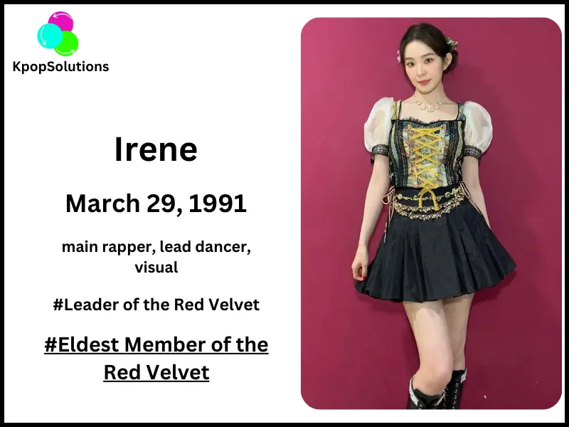 Red Velvet member Irene current age and date of birth.