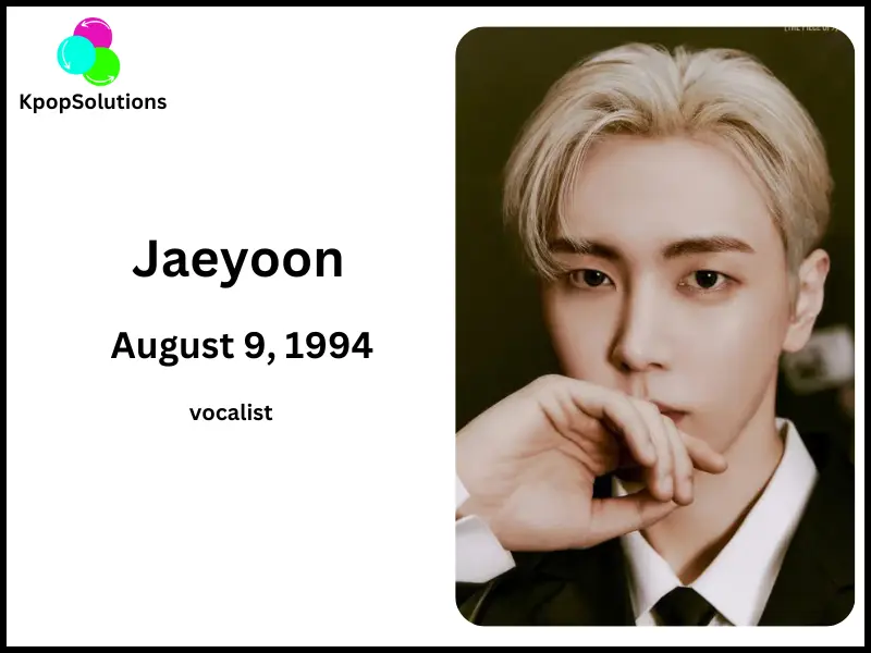 SF9 Member Jaeyoon date of birth and current age.