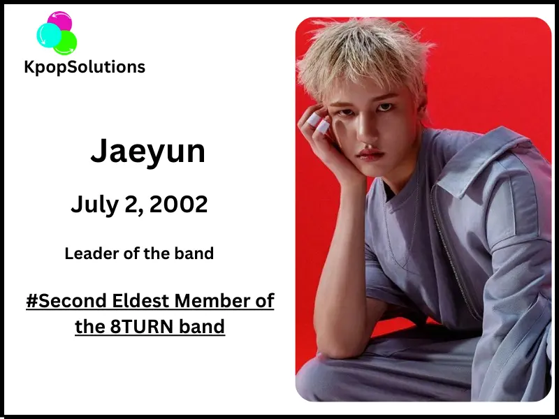 8TURN Member Jaeyun date of birth and current age.