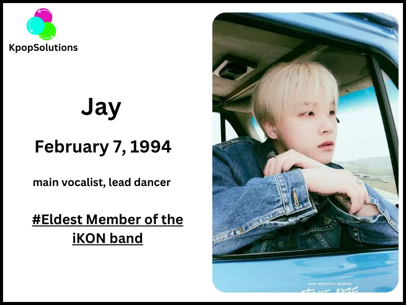 iKON member Jay date of birth and current age.