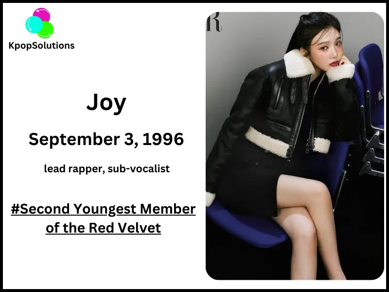 Red Velvet member Joy current age and date of birth.