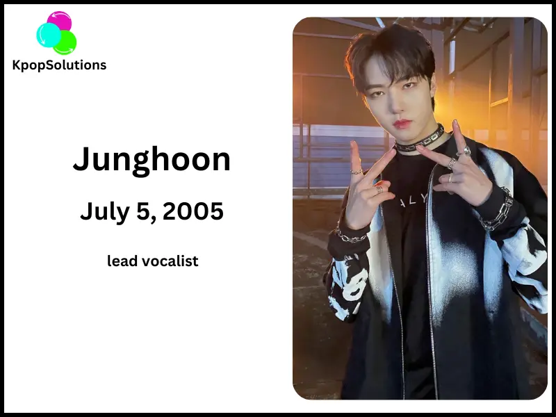 Xikers Member Junghoon date of birth and current age.