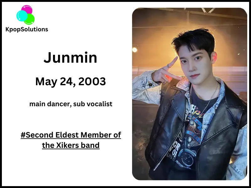 Xikers Member Junmin date of birth and current age.