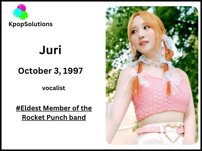 Rocket Punch Member Juri date of birth and current age.