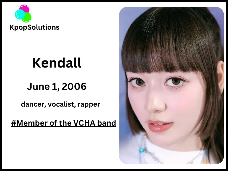 VCHA member Kendall date of birth and current age.