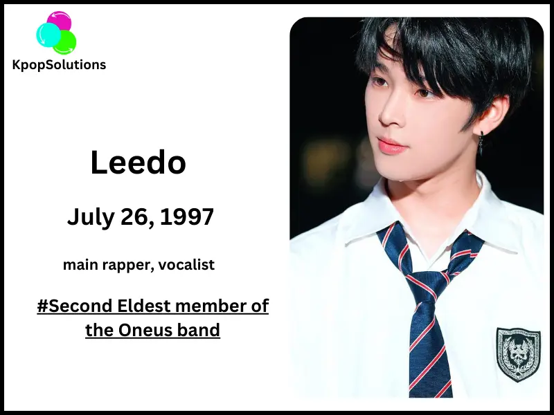 Oneus member Leedo date of birth and current age.