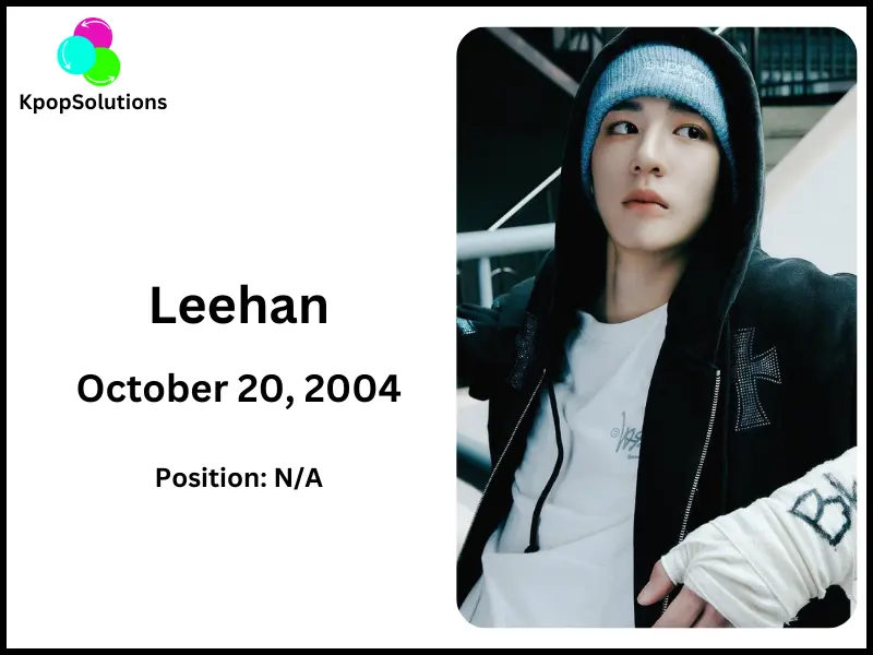 BoyNextDoor member Leehan date of birth and current age.