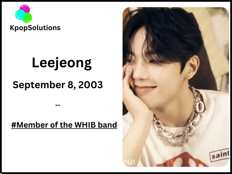WHIB Member Leejeong date of birth and current age.