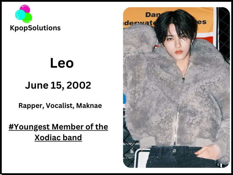 Xodiac member Leo date of birth and current age.