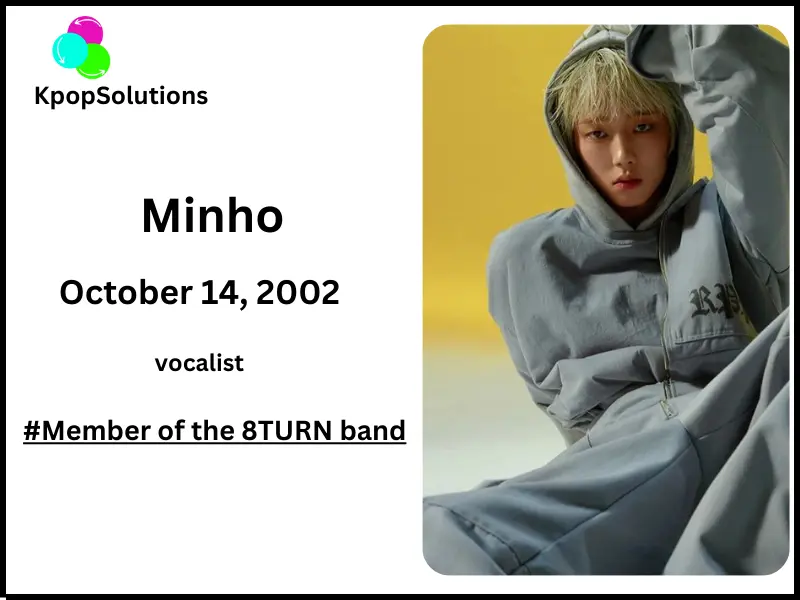 8TURN Member Minho date of birth and current age.