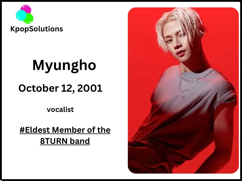 8TURN Member Myungho date of birth and current age.