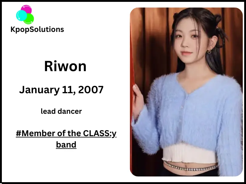 CLASSy Member Riwon date of birth and current age.