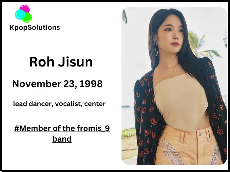 fromis_9 member Roh Jisun date of birth and current age.