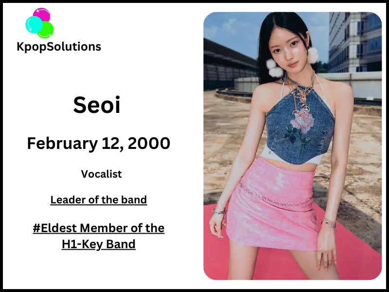 H1-Key member Seoi date of birth and current age.