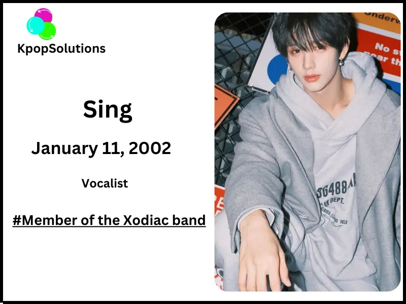 Xodiac member Sing date of birth and current age.